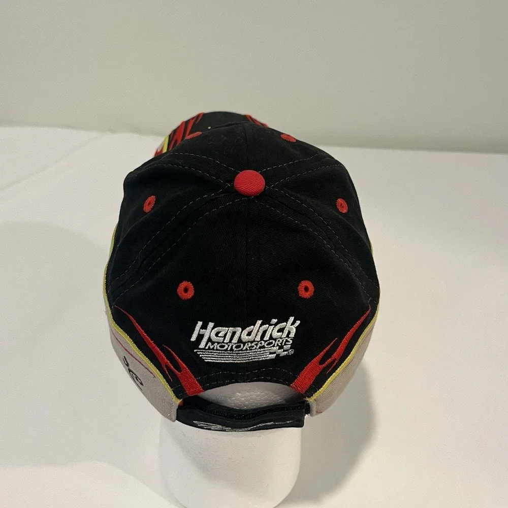 NASCAR Flame Hat 24 Jeff Gordon Chase Authentics Strapback Cap Hat Vtg